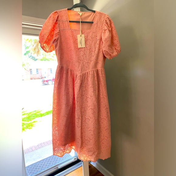 Midi Pink Easter Dress by Tea N Rose - Picture 3 of 3